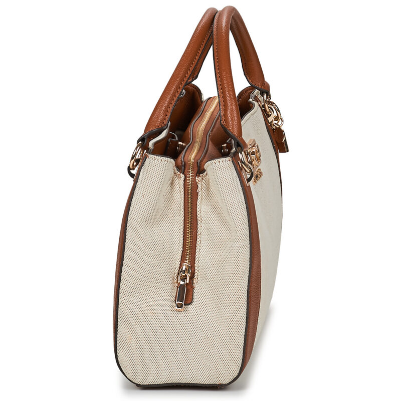 Donna Guess KARNILLA GIRLFRIEND SATCHEL Beige Borsetta Donna - 3