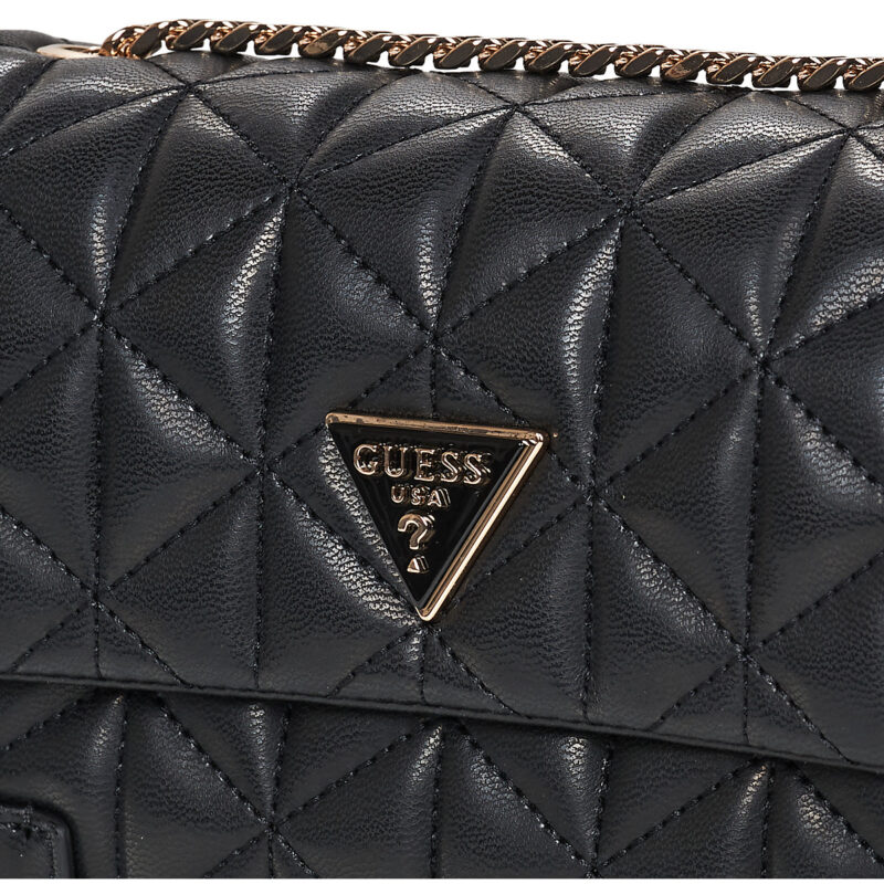 Guess PAISLEIGH CNVRTBLE XBODY FLAP Nero Borsa a tracolla Donna - 4
