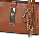 Guess BROOKE SHOULDER SATCHEL Marrone Borse a spalla Donna - 4