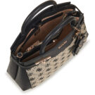 Donna Guess MELINDA LOGO TRI COMP SATCHEL Nero Borsetta Donna - 5
