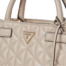 Donna Guess PAISLEIGH GIRLFRIEND SATCHEL Bianco Borsetta Donna - 4
