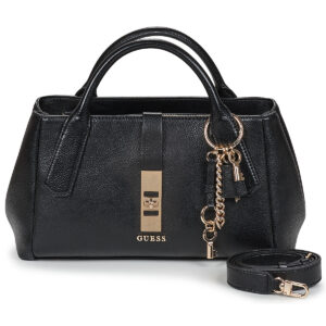 Donna Guess BROOKE HIGH SOCIETY SATCHEL Nero Borsetta Donna