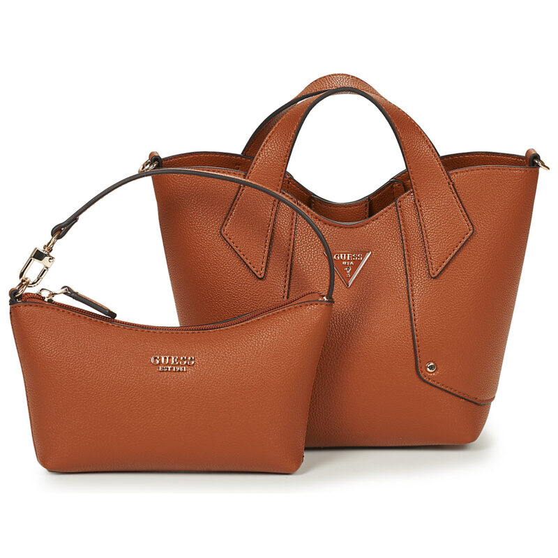 Frau Guess DARCY MINI TOTE Braun Borsetta Donna - 4