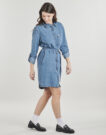 Abito corto Guess GJ LS DENIM SHIRT Blu Abiti corti Donna - 3