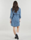 Abito corto Guess GJ LS DENIM SHIRT Blu Abiti corti Donna - 4
