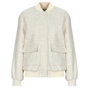 Giubbotto  Guess  PERINNE TWEED  Beige -  Giubbotti Donna