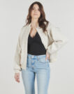 Giubbotto Guess PERINNE TWEED Beige - Giubbotti Donna - 2