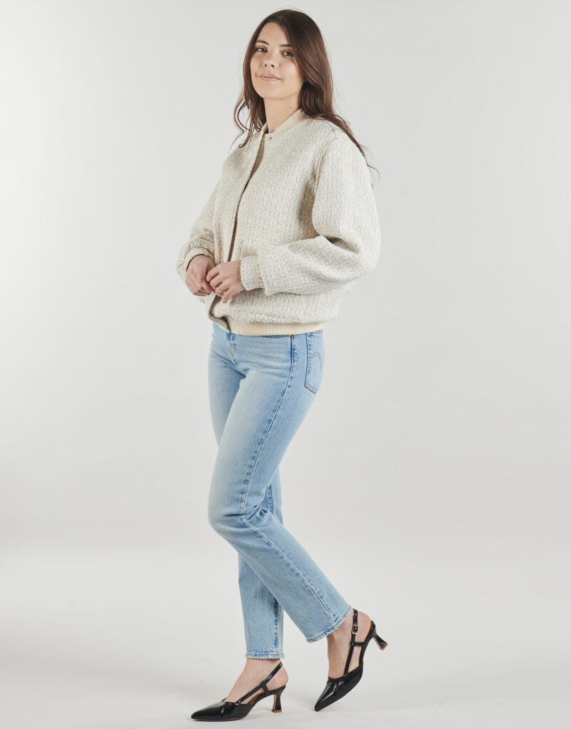 Giubbotto Guess PERINNE TWEED Beige - Giubbotti Donna - 3