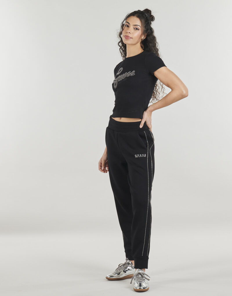 T-shirt Guess SS CN GUESS STUDS Nero - T-shirt maniche corte Donna - 3