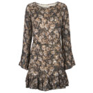 Abito corto Guess LS ILENIA PLEAT Multicolore Abiti corti Donna - 1