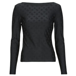 T-shirts a maniche lunghe  Guess  LS SCOOP BACK NADENE  Nero -  T-shirts a maniche lunghe Donna