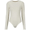 Body Guess LS LOGO Beige Body Femme