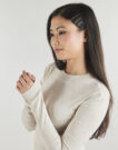 Bodysuit Guess LS TEODORA LOGO Beige Body Donna - 5