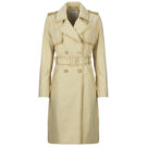Trench Guess JENNY PU DETAILS TRENCH Beige Trench Femme - 1