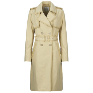 Trench  Guess  JENNY PU DETAILS TRENCH  Beige -   Trench Donna