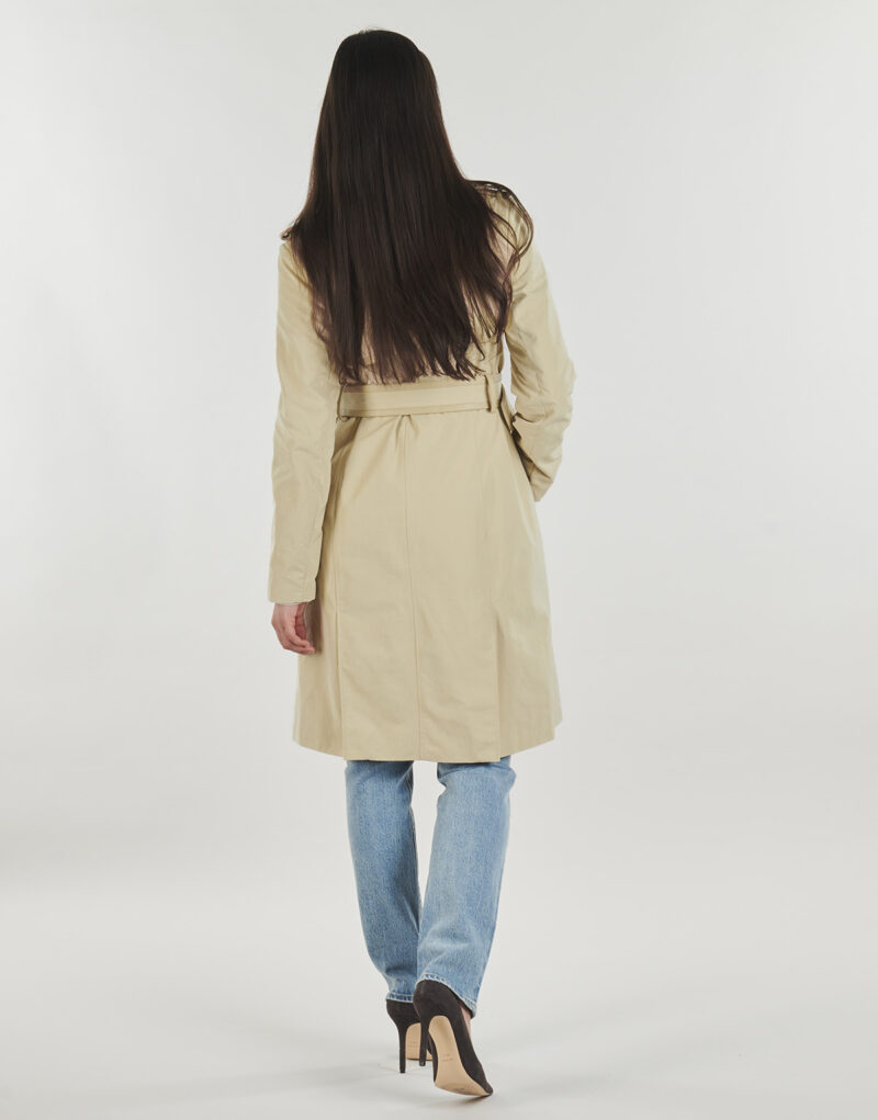 Trench Guess JENNY PU DETAILS TRENCH Beige Trench Femme - 4