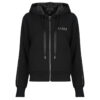 Felpe con cappuccio Guess NEW HOODED SCUBA SWEATSHIRT Nero Felpe con cappuccio Donna
