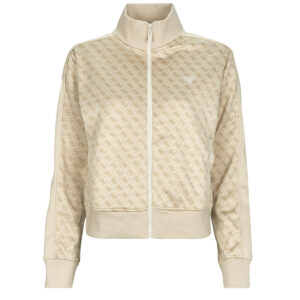 Giacca Sportiva  Guess  MAYA 4G FULLZIP  Beige -   Giacche Sportive Donna