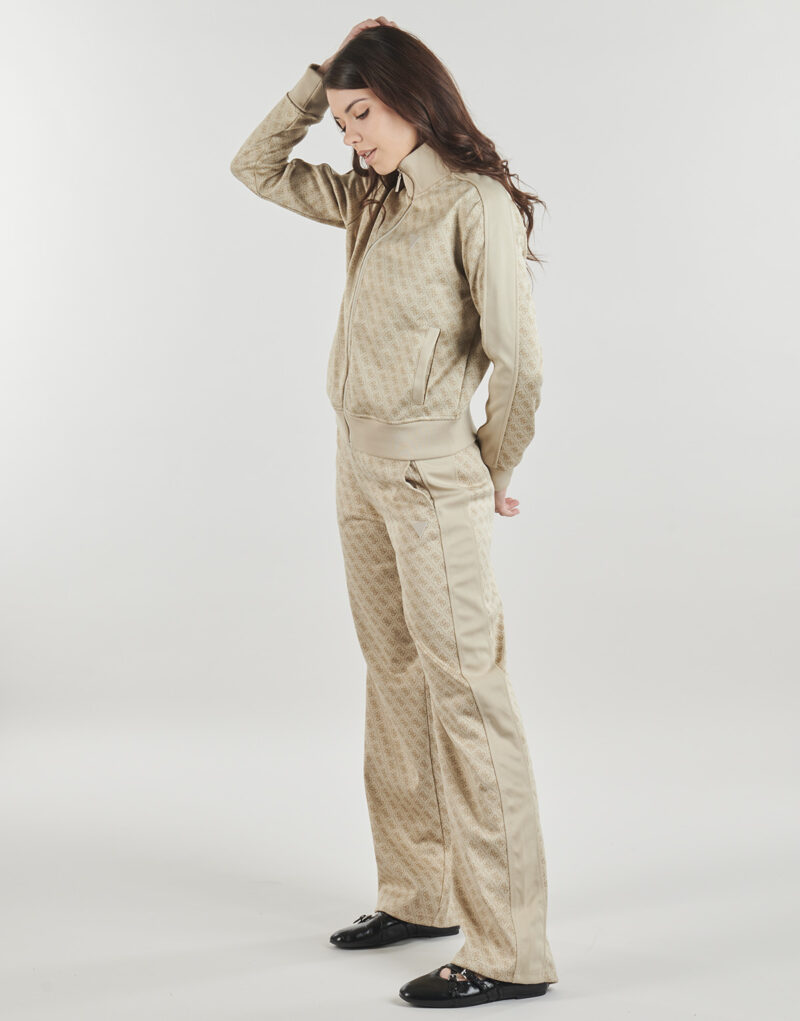 Giacca Sportiva Guess MAYA 4G FULLZIP Beige Giacche Sportive Donna - 3