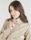Giacca Sportiva Guess MAYA 4G FULLZIP Beige Giacche Sportive Donna - 5