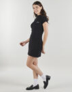 Abito corto Guess LAVINIA LS RIB Nero Abiti corti Donna - 3