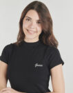 Abito corto Guess LAVINIA LS RIB Nero Abiti corti Donna - 5