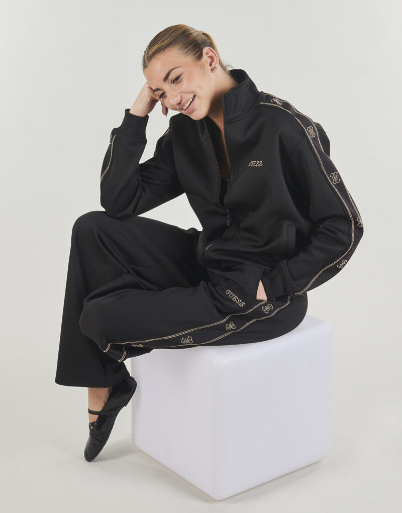 Pantaloni Sportivi Guess OCTAVIA WIDE LEG Nero Pantaloni Sportivi Donna - 5