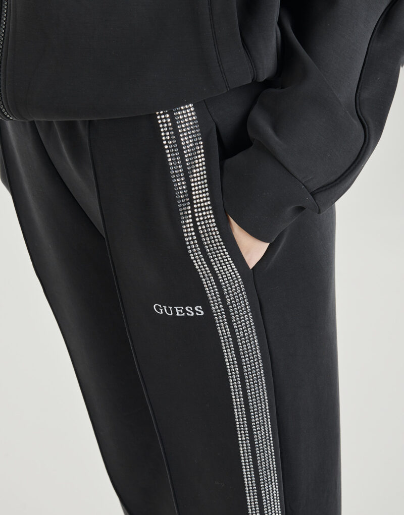 Pantaloni Sportivi Guess BERTHE CUFFED Nero Pantaloni Sportivi Donna - 5