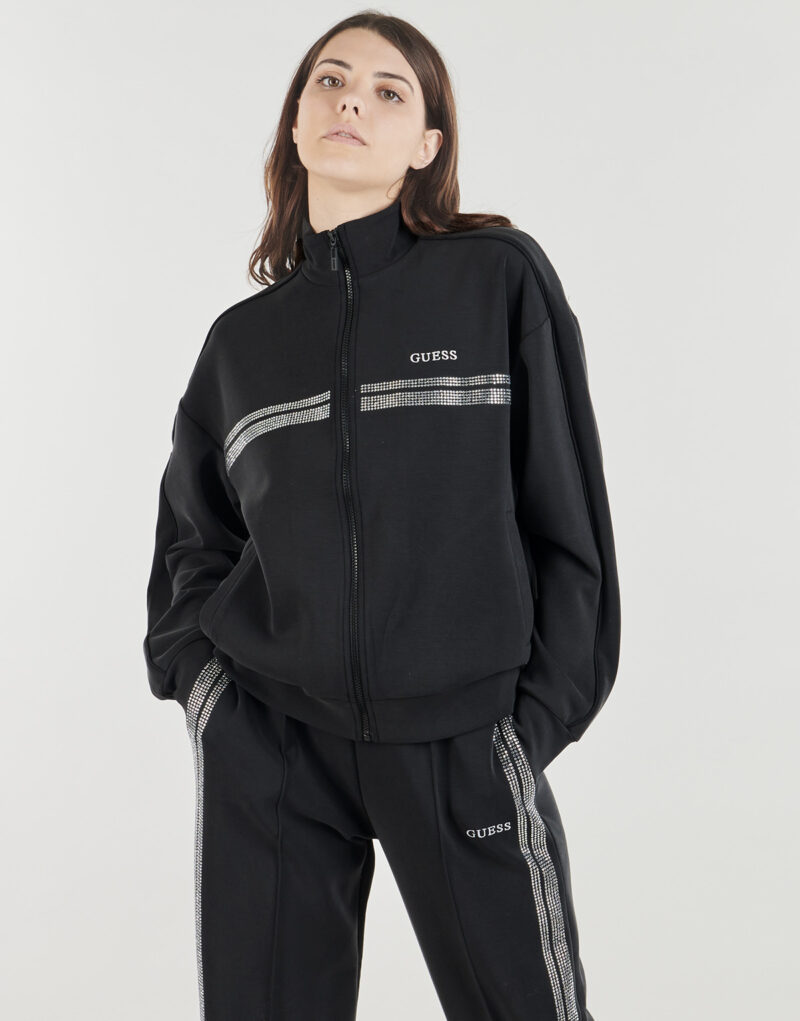 Giacca Sportiva Guess BERTHE HIGH NECK FULL-ZIP Nero Giacche Sportive Donna - 2