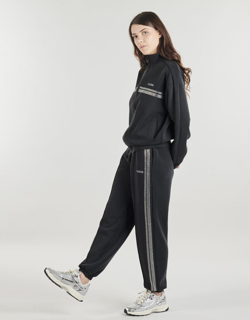 Giacca Sportiva Guess BERTHE HIGH NECK FULL-ZIP Nero Giacche Sportive Donna - 3