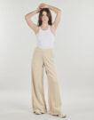 Pantalon de sport Guess OLYMPE WIDE LEG Beige Pantaloni Sportivi Donna - 2