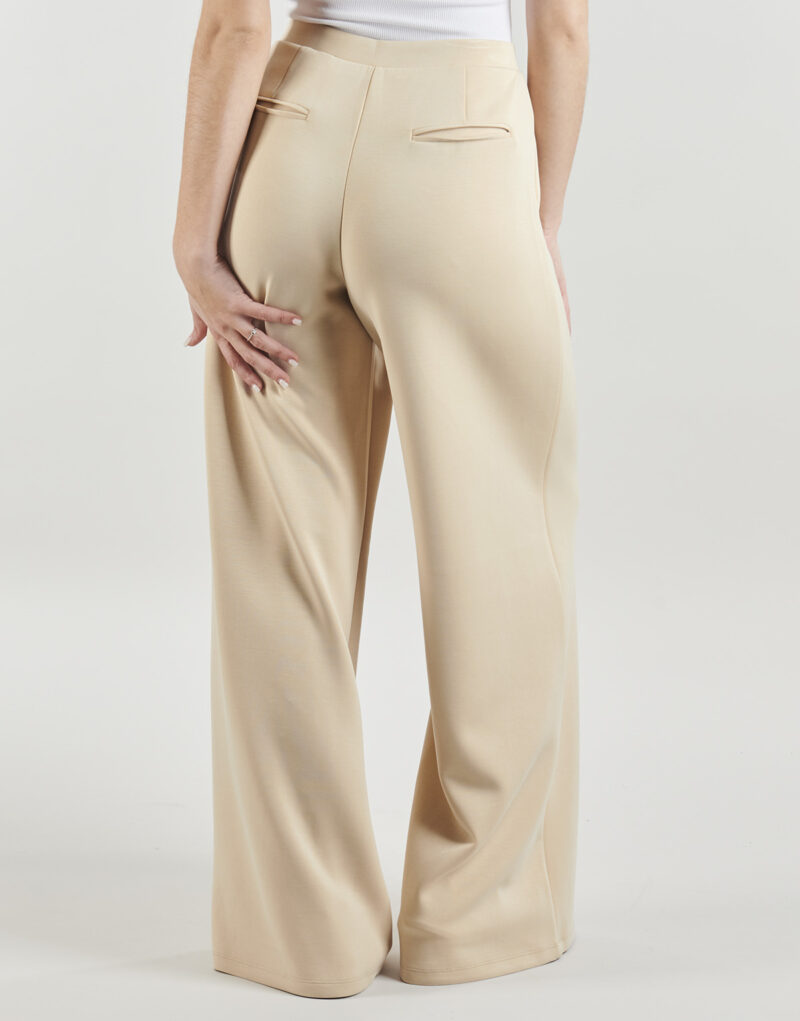 Pantalon de sport Guess OLYMPE WIDE LEG Beige Pantaloni Sportivi Donna - 4
