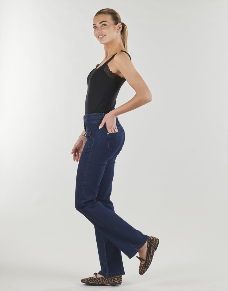 Bootcut jeans Morgan POLEN1 Blue Bootcut Jeans Women - 3