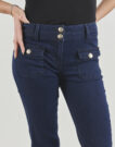 Bootcut jeans Morgan POLEN1 Blue Bootcut Jeans Women - 5
