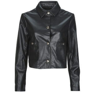 Giacca in pelle  Morgan  GKISS  Nero -   Giacche in pelle Donna
