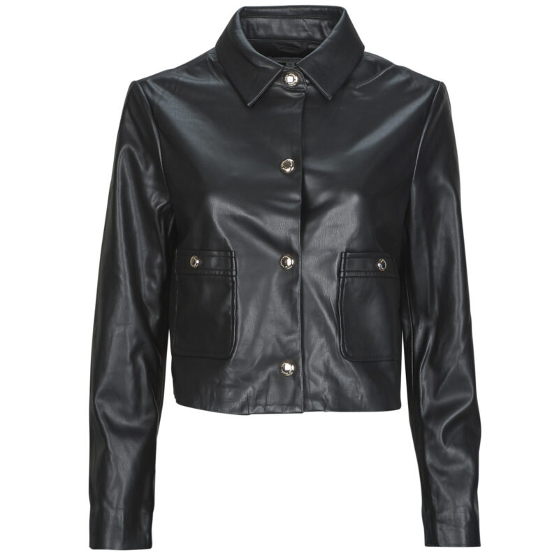 Chaqueta de cueroelle Morgan Chaquetas negras de GKISS en pelle Mujer - 1