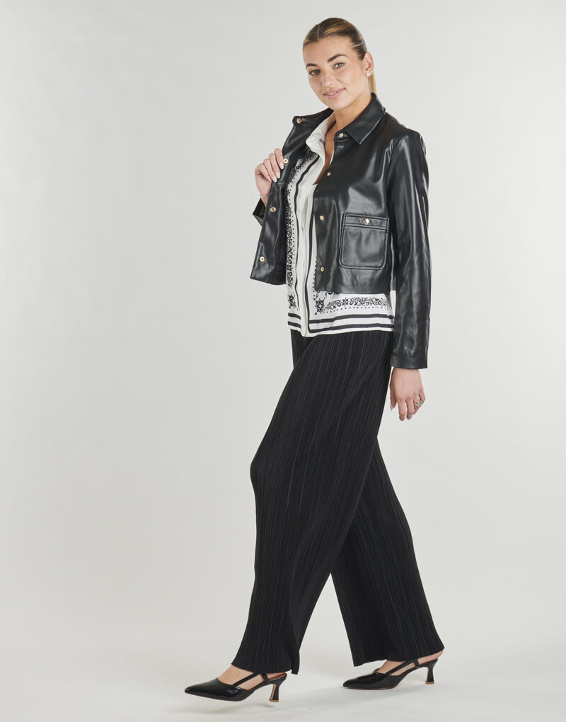 Chaqueta de cueroelle Morgan Chaquetas negras de GKISS en pelle Mujer - 3