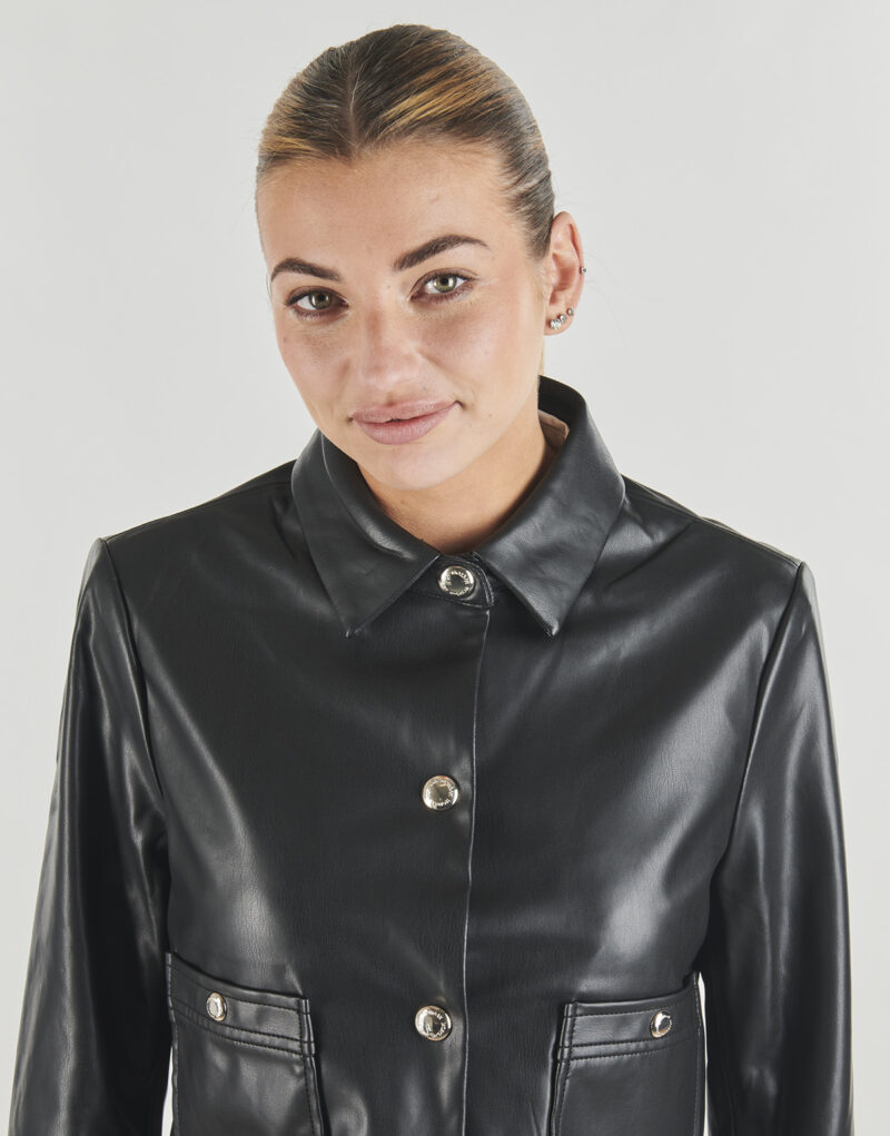 Chaqueta de cueroelle Morgan Chaquetas negras de GKISS en pelle Mujer - 5