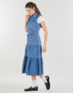 Vestir Morgan Vestidos largos azules para mujer RNAUTICA - 3