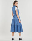 Vestir Morgan Vestidos largos azules para mujer RNAUTICA - 4