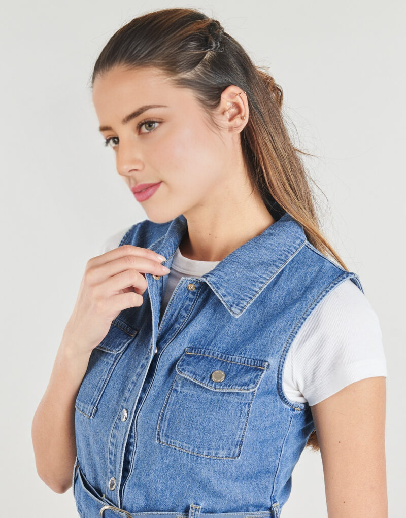 Vestir Morgan Vestidos largos azules para mujer RNAUTICA - 5