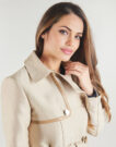 zanja Morgan Gabardina beige GSAMIR para mujer - 5