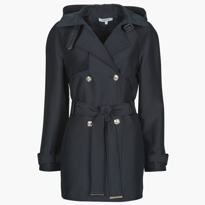 zanja Morgan Gabardina negra GALON para mujer - 1