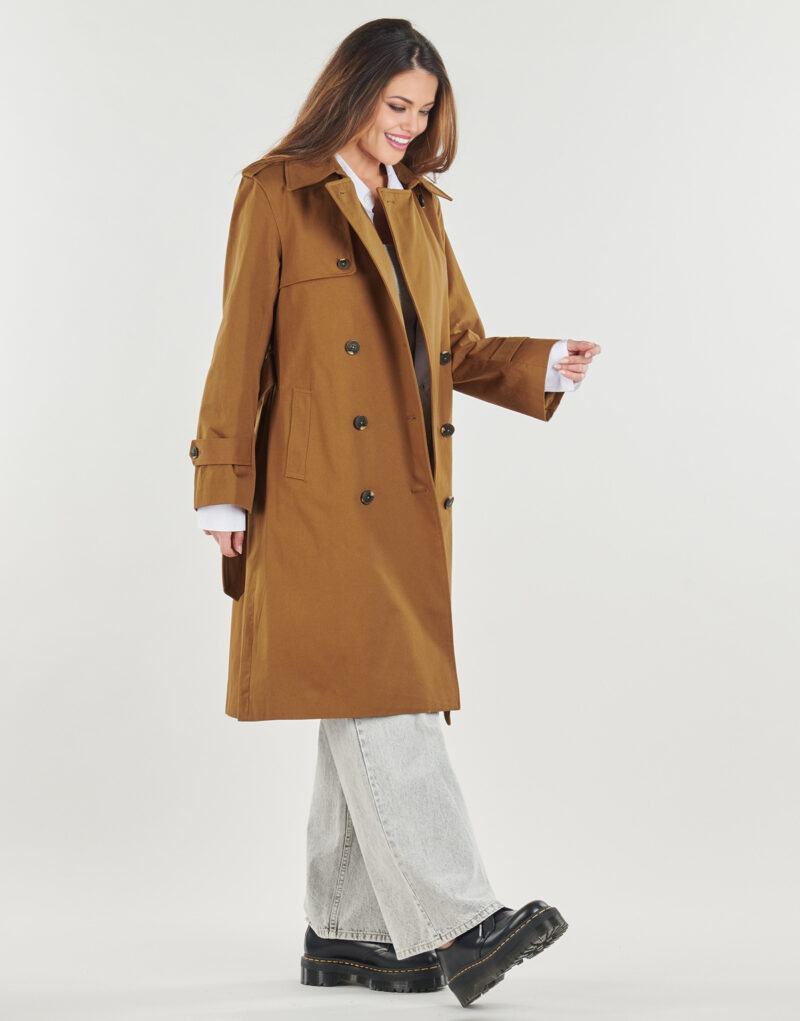 Trench Morgan GPRUNE Brown Trench Coat Women - 3