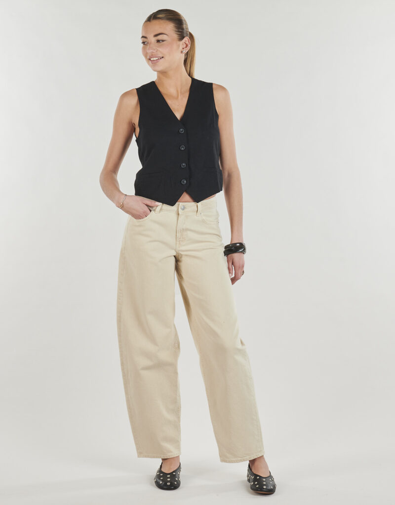 Jeans Mom JJXX JXFUJI BARREL MW COLOR Beige Jeans Mom Donna - 2