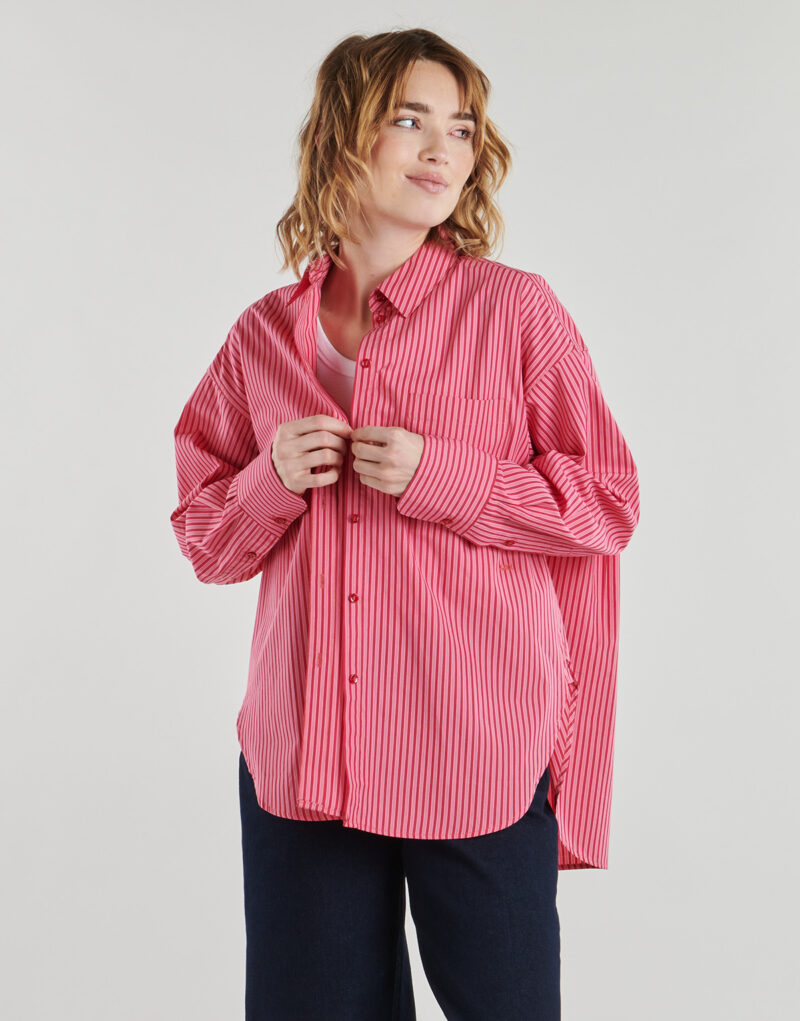 Camicia JJXX JXJAMIE LS RELAXED POPLIN Rosa Camicie Donna - 2
