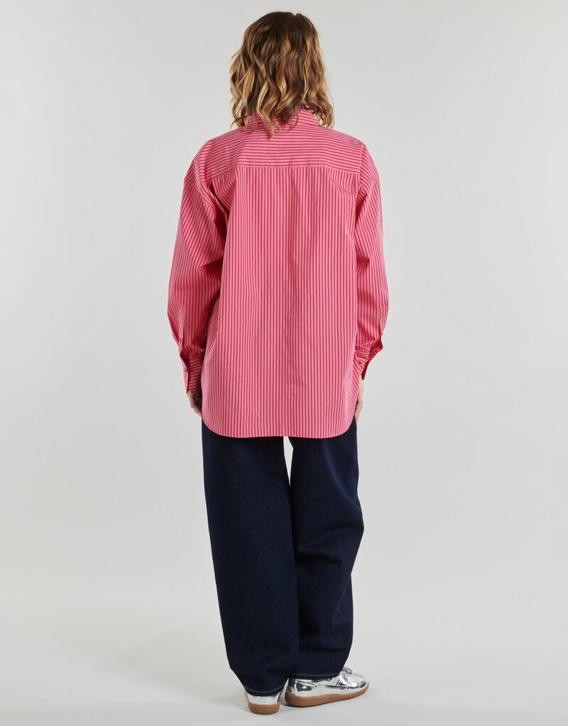 Camicia JJXX JXJAMIE LS RELAXED POPLIN Rosa Camicie Donna - 4