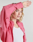 Camicia JJXX JXJAMIE LS RELAXED POPLIN Rosa Camicie Donna - 5