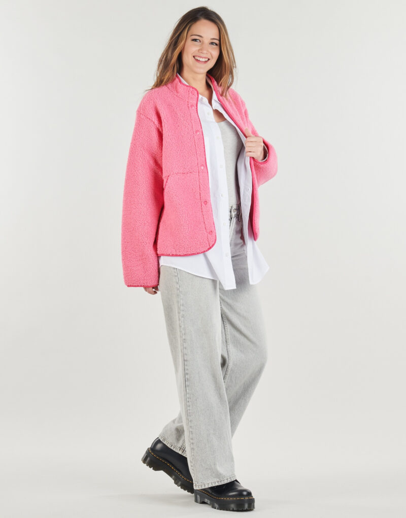 Felpa JJXX JXVERA TEDDY JACKET Rosa Felpe Donna - 3