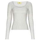 T-shirts a maniche lunghe JJXX JXSTAR LS U NECK TOP Grigio T-shirts a maniche lunghe Donna - 1